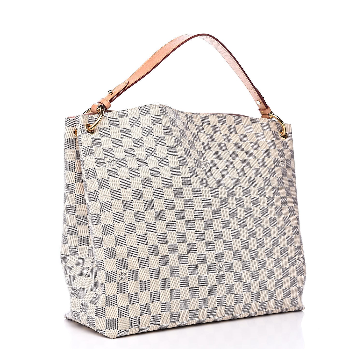 Damier Azur Graceful MM Rose Ballerine