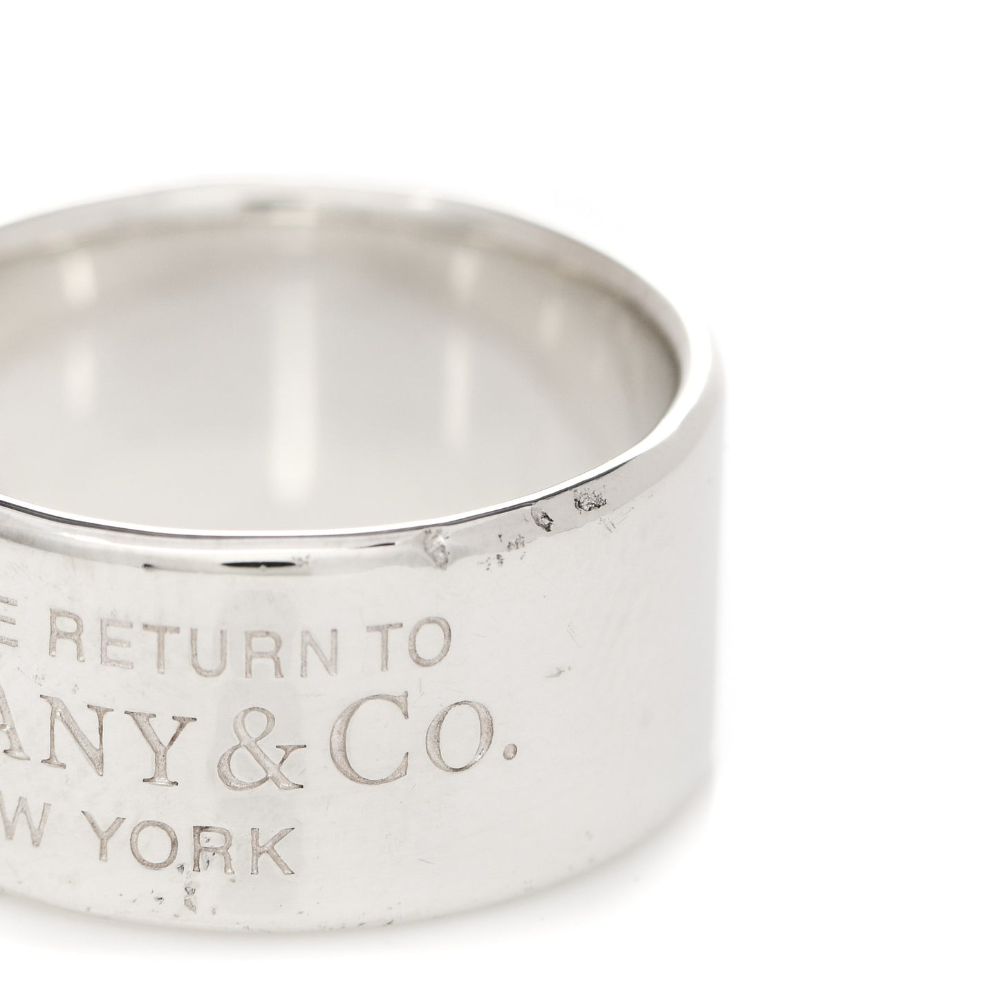 Sterling Silver Wide Return to Tiffany Ring 59 8.75