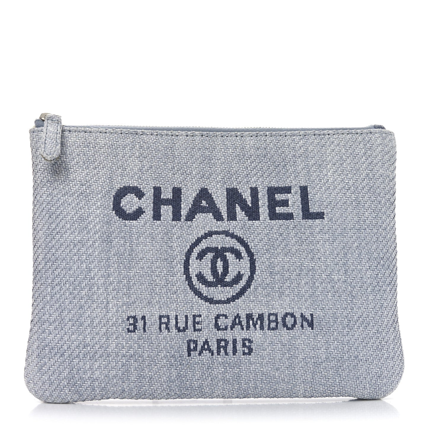 Canvas Medium Deauville Pouch Blue