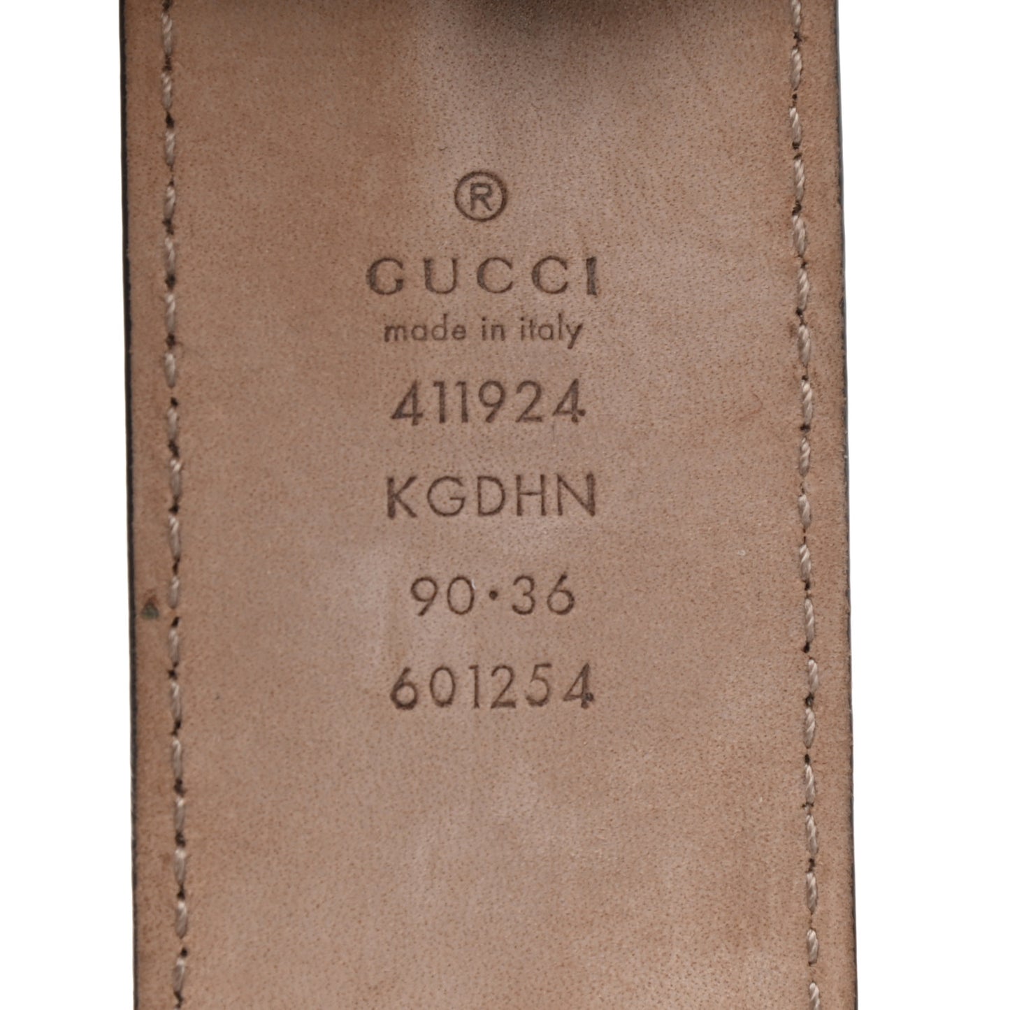 GG Supreme Monogram Selleria Calfskin Interlocking G 40mm Belt 90 36 Beige Ebony Cocoa