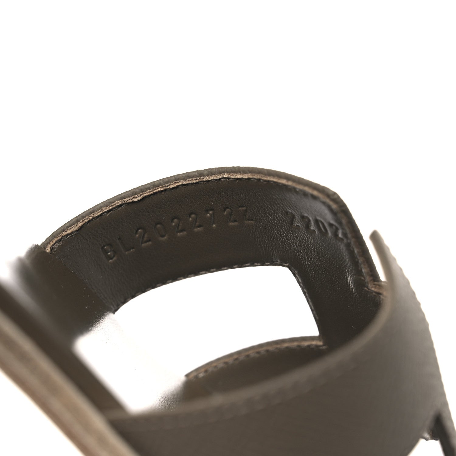 Hermes Epsom Oran Sandals 40.5 Etoupe 10 of 12