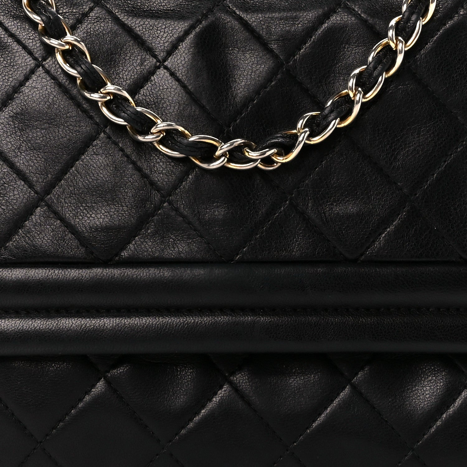 Chanel Lambskin Quilted Tassel Flap Black 9 of 12