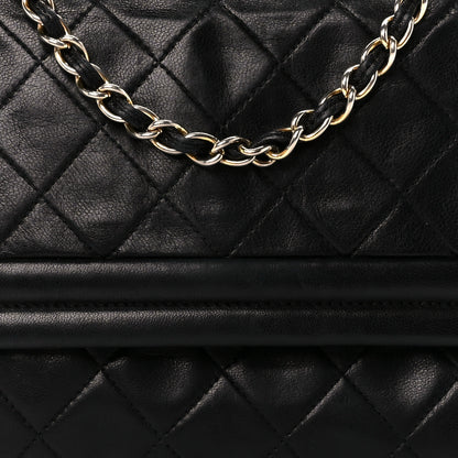 Chanel Lambskin Quilted Tassel Flap Black 9 of 12