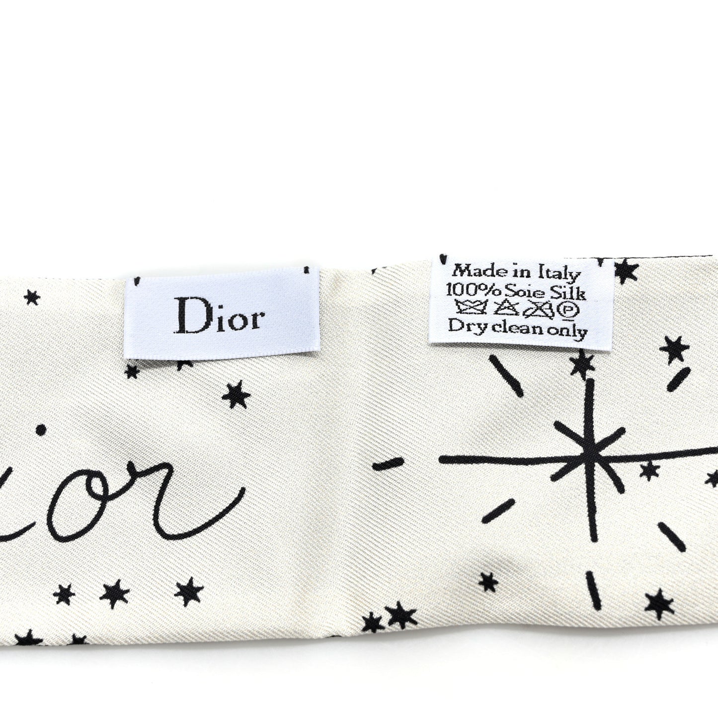 Silk Zodiac Cancer Mitzah Scarf Black