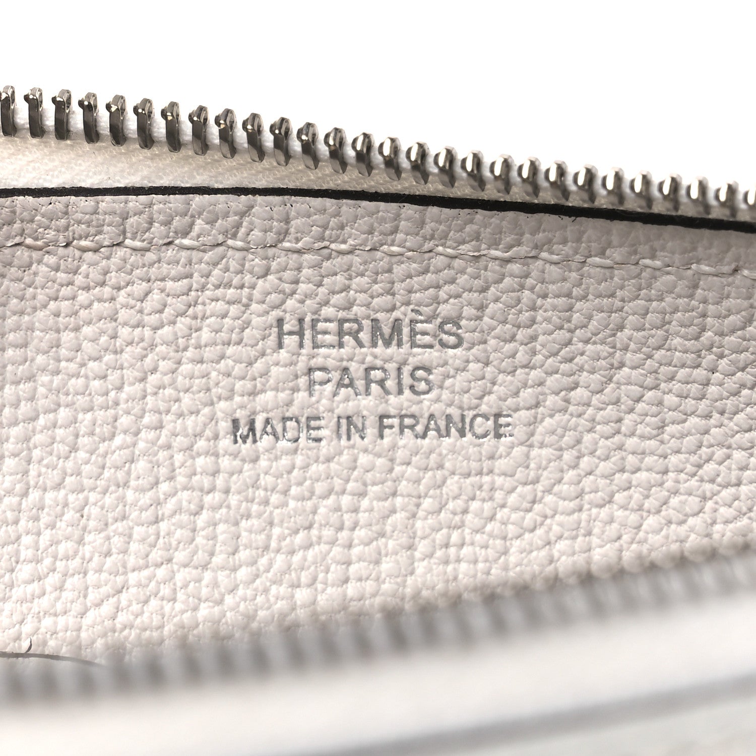 Hermes Evercolor Chaine d'Ancre Zipengo Pochette To Go New White 6 of 11