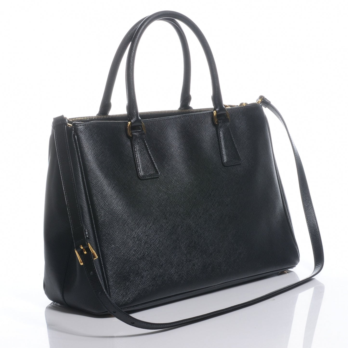 Saffiano Small Lux Tote Nero Black
