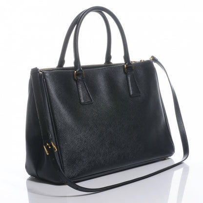 Prada Saffiano Small Lux Tote Nero Black 3 of 10