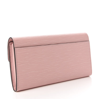 Louis Vuitton Epi Sarah Wallet NM Rose Ballerine 3 of 9