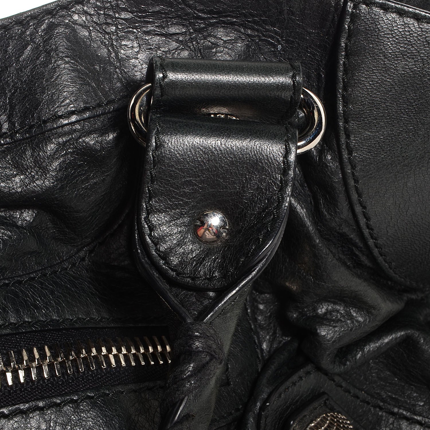 Balenciaga Agneau Giant 21 Silver Hardware Part Time Black 9 of 13