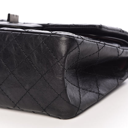 Chanel Aged Calfskin Quilted 2.55 Reissue 224 Flap Black 10 of 13