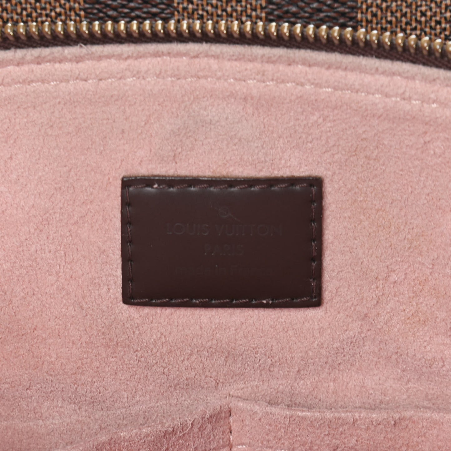 Cuir Taurillon Damier Ebene Normandy Magnolia