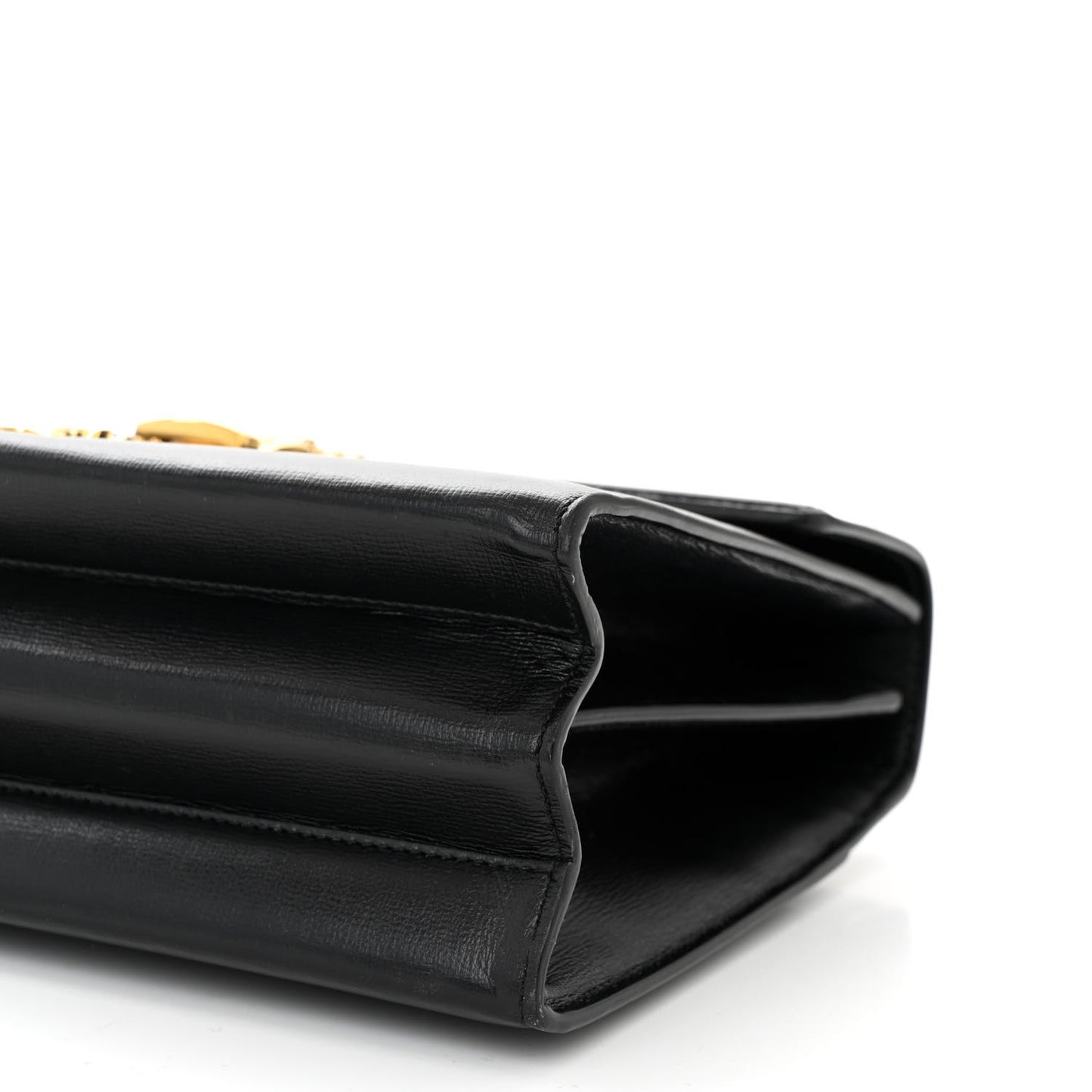 Azalea Calfskin Small Sylvie 1969 Top Handle Bag Black