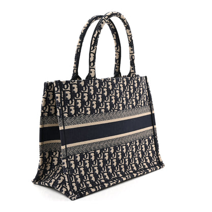Christian Dior Oblique Medium Book Tote Blue Multicolor 3 of 14