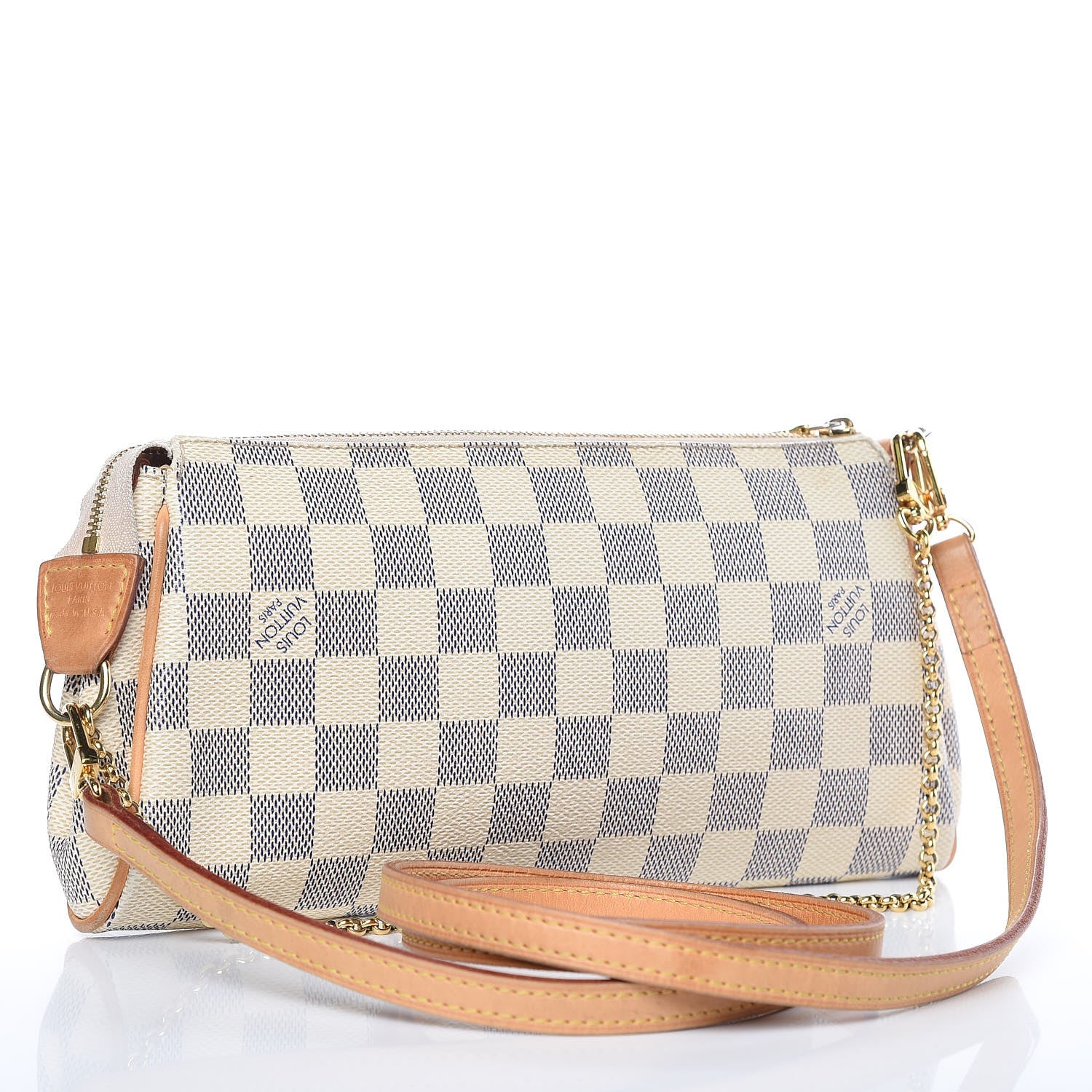 Louis Vuitton Damier Azur Eva Clutch 3 of 14