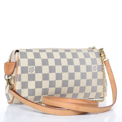 Louis Vuitton Damier Azur Eva Clutch 3 of 14