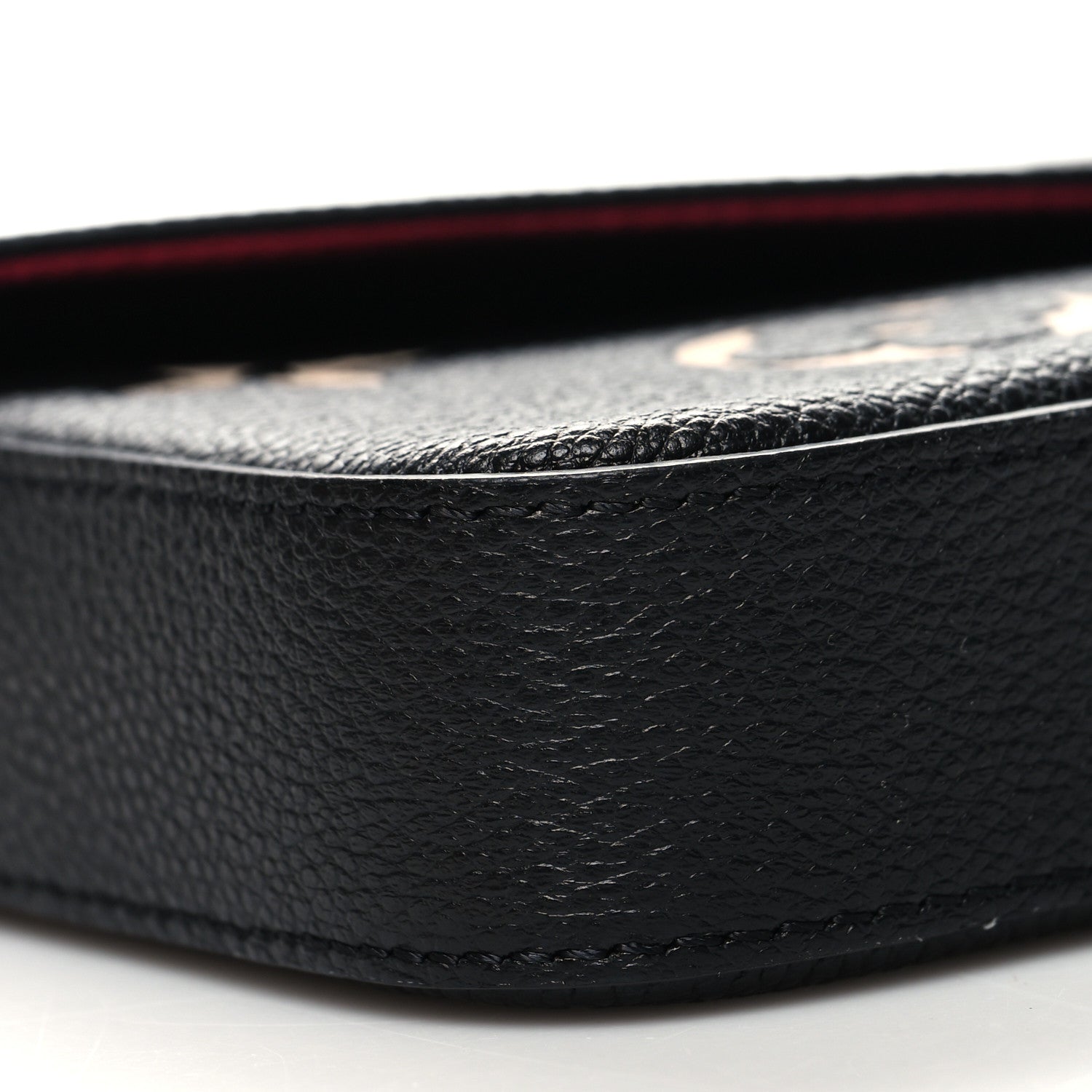 Louis Vuitton Empreinte Monogram Giant Felicie Pochette Black Beige 11 of 12