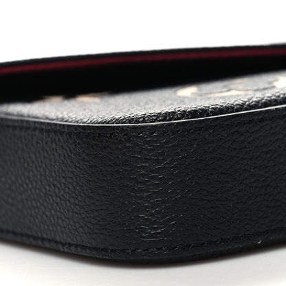 Louis Vuitton Empreinte Monogram Giant Felicie Pochette Black Beige 11 of 12