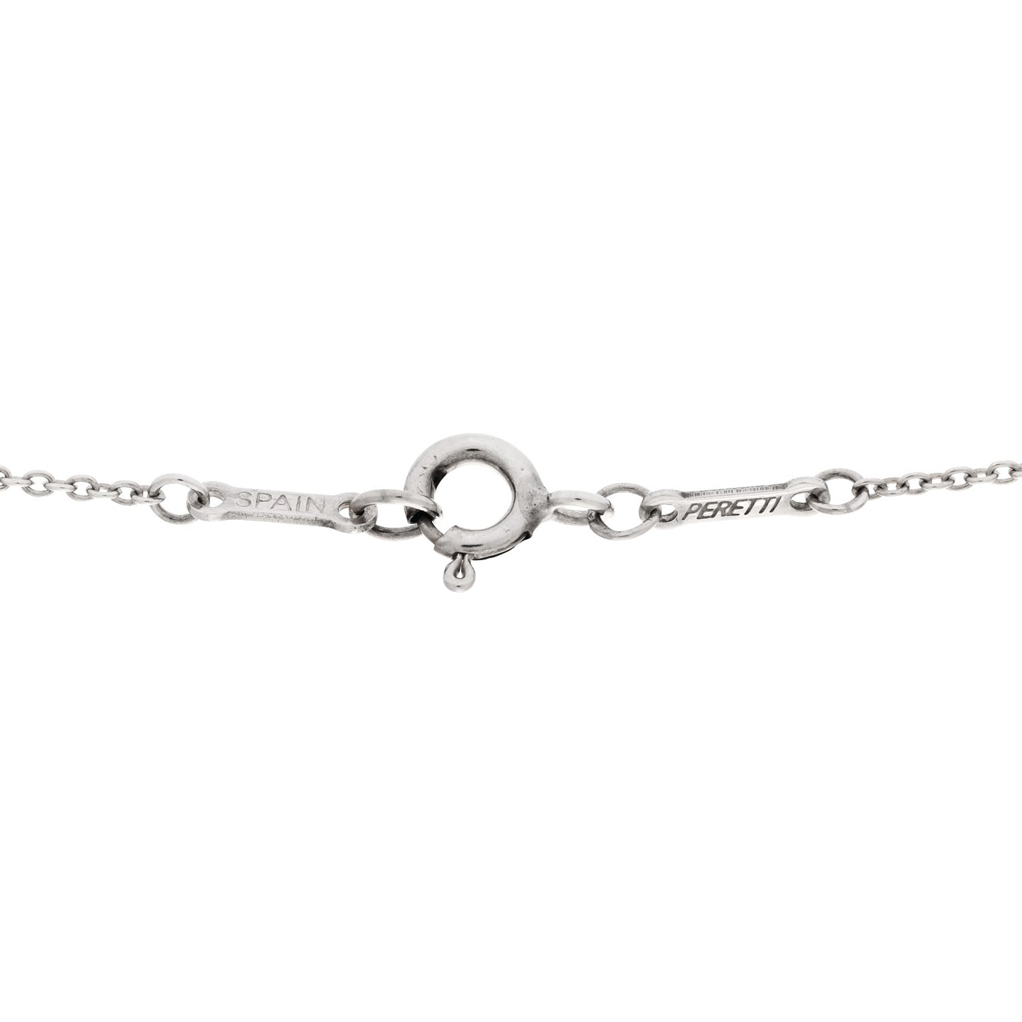 Sterling Silver 12mm Elsa Peretti Eternal Circle Pendant Necklace