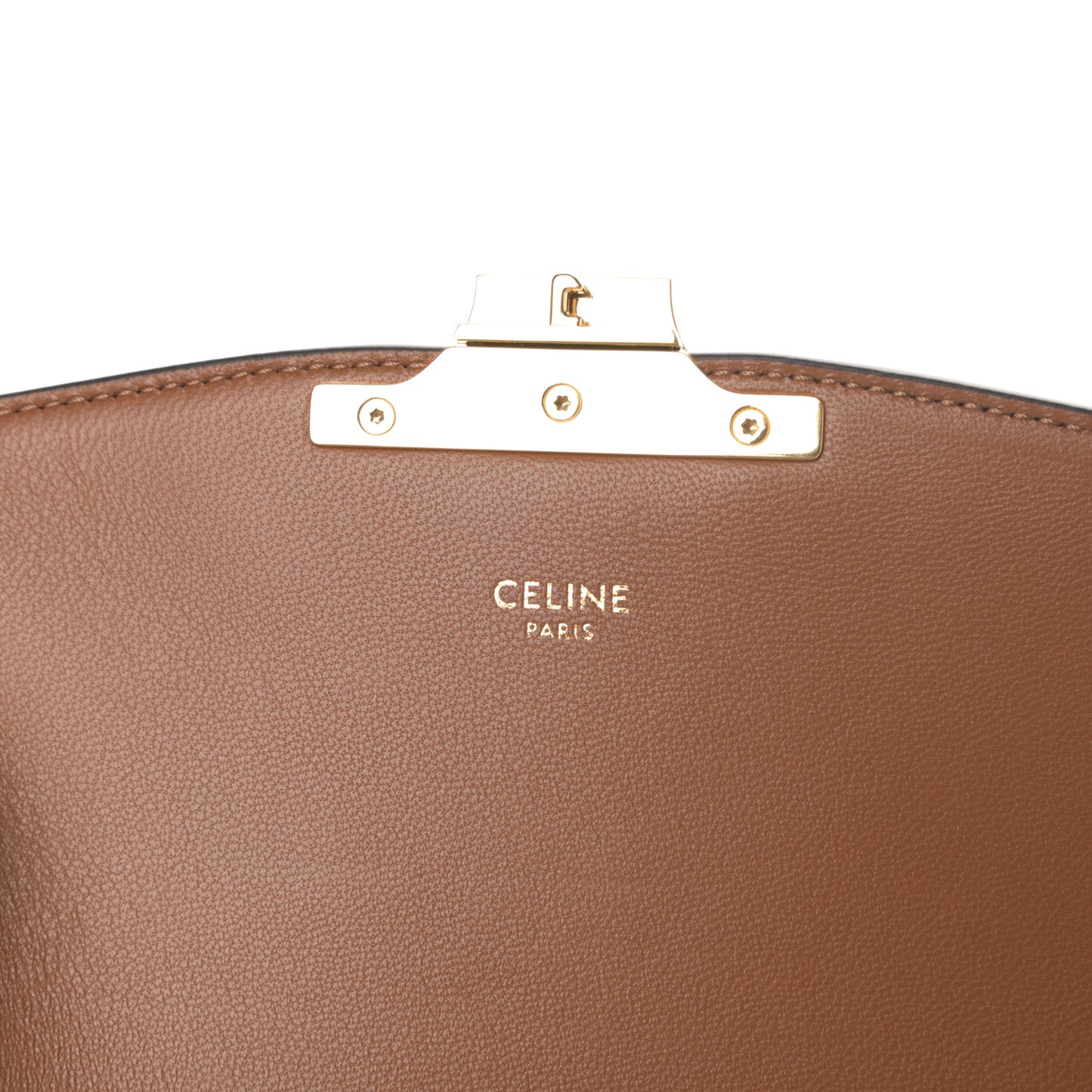 Textile Natural Calfskin Teen Triomphe White Tan