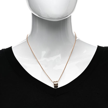 Bulgari 18K Rose Gold B.Zero1 Pendant Necklace 2 of 5