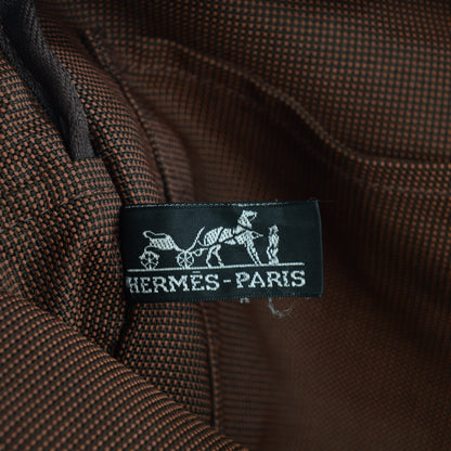 Hermes Canvas Herline MM Tote 8 of 9