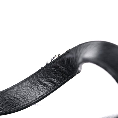 Chanel Calfskin Stitched Large Straight Lines Shopping Tote Black 16 of 18