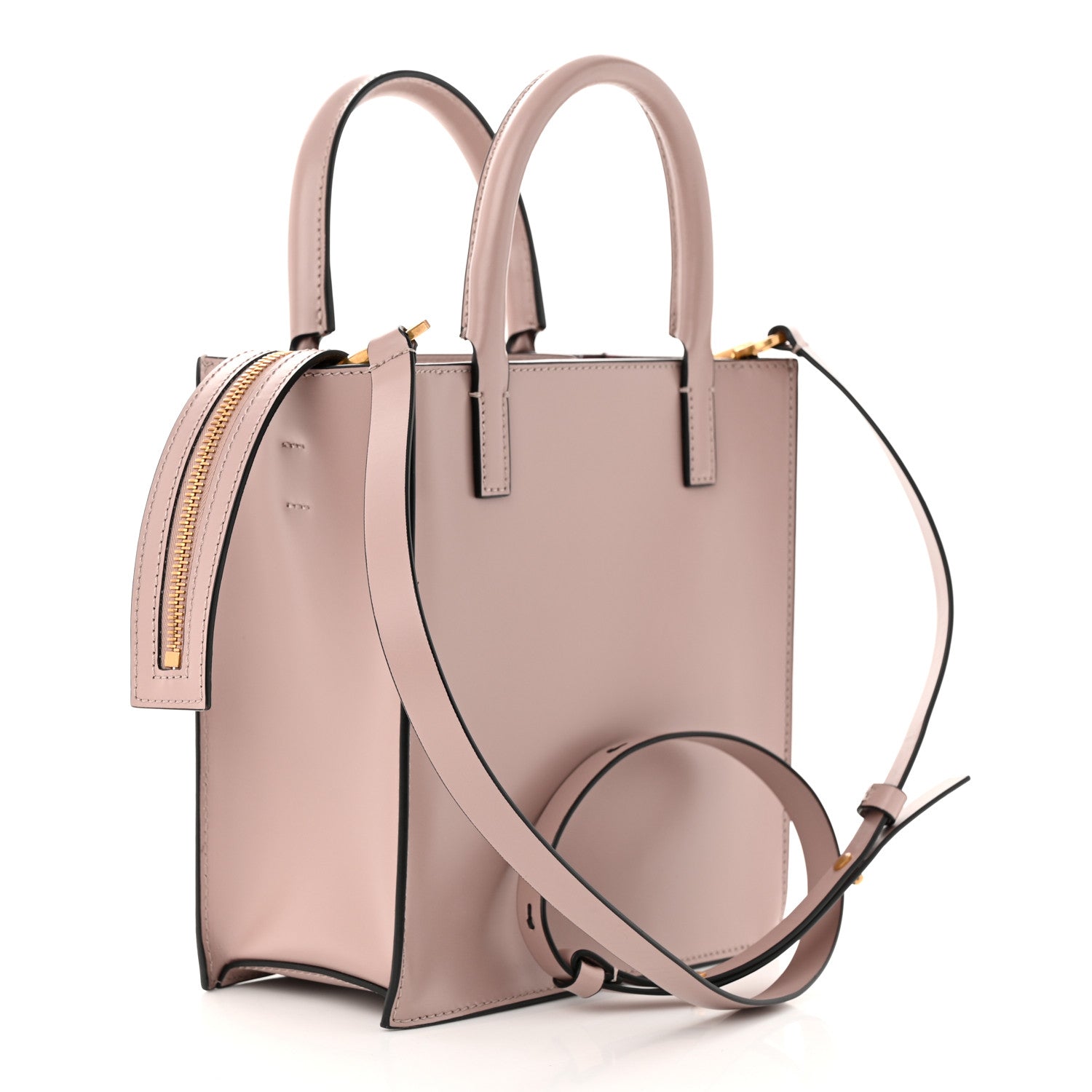 Valentino Garavani Calfskin VLogo Small Walk Tote Poudre 1332642