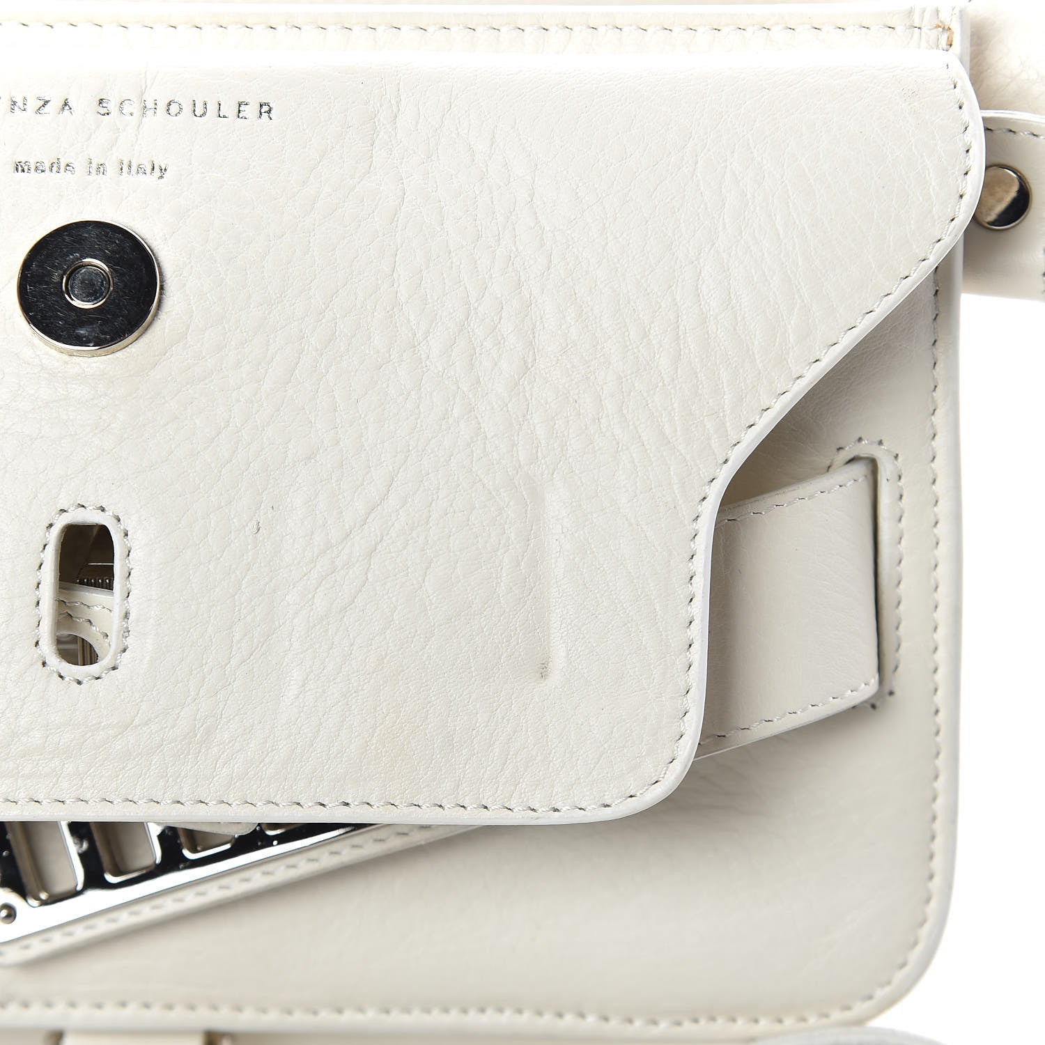 Proenza Schouler Calfskin Mini PS11 Classic Shoulder Bag White 7 of 17