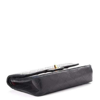 Chanel Lambskin Quilted Medium Double Flap Black 5 of 16