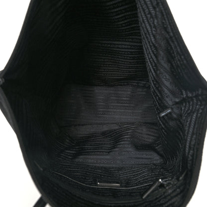 Prada Tessuto Nylon Saffiano Tote Black 5 of 9