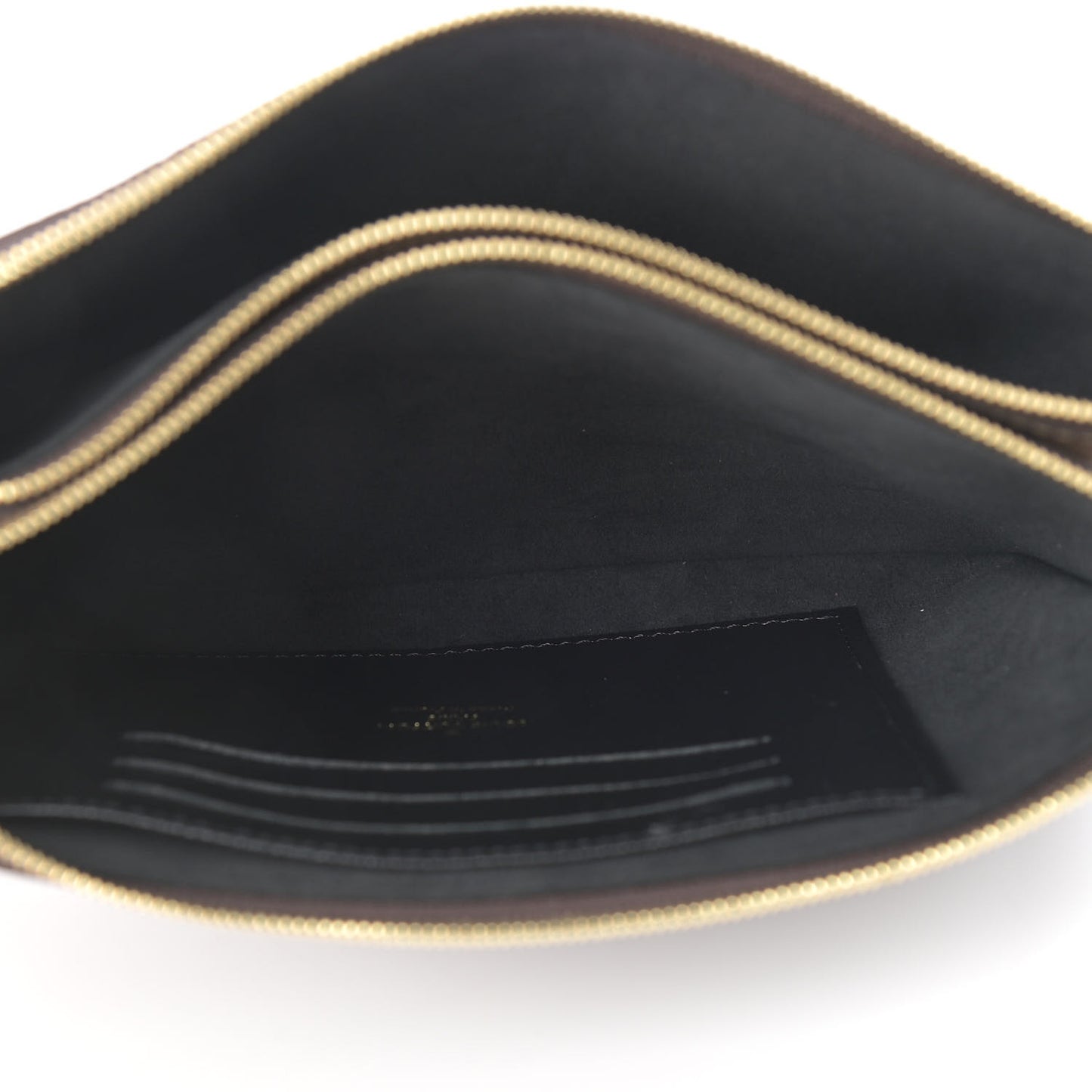 LOUIS VUITTON Reverse Monogram Giant Double Zip Pochette