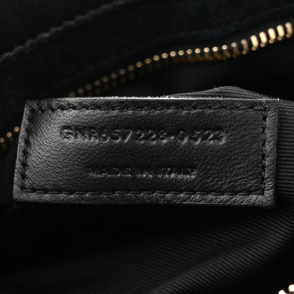 Saint Laurent Smooth Calfskin Le 5 A 7 Hobo Black 7 of 12