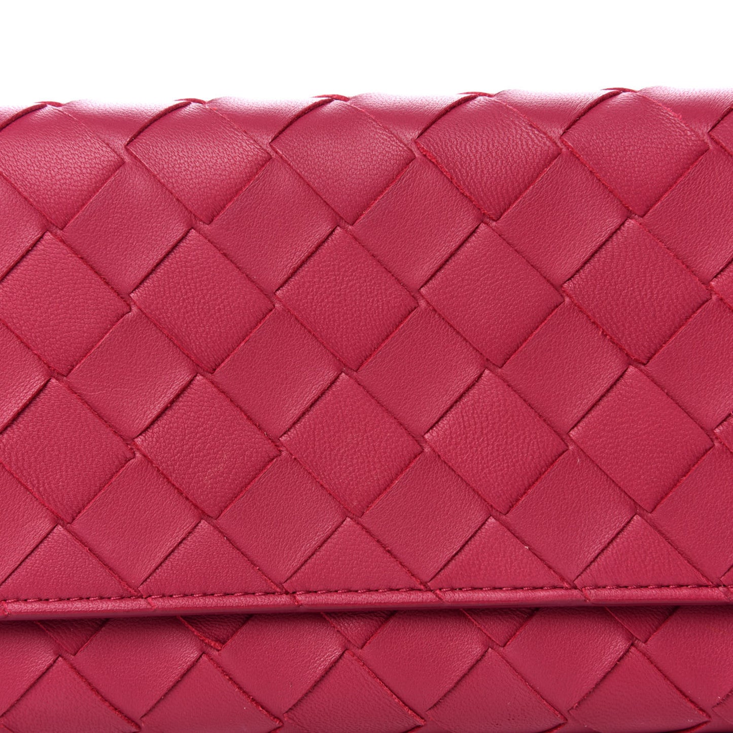 Nappa Intrecciato Continental Flap Wallet Antique Pink
