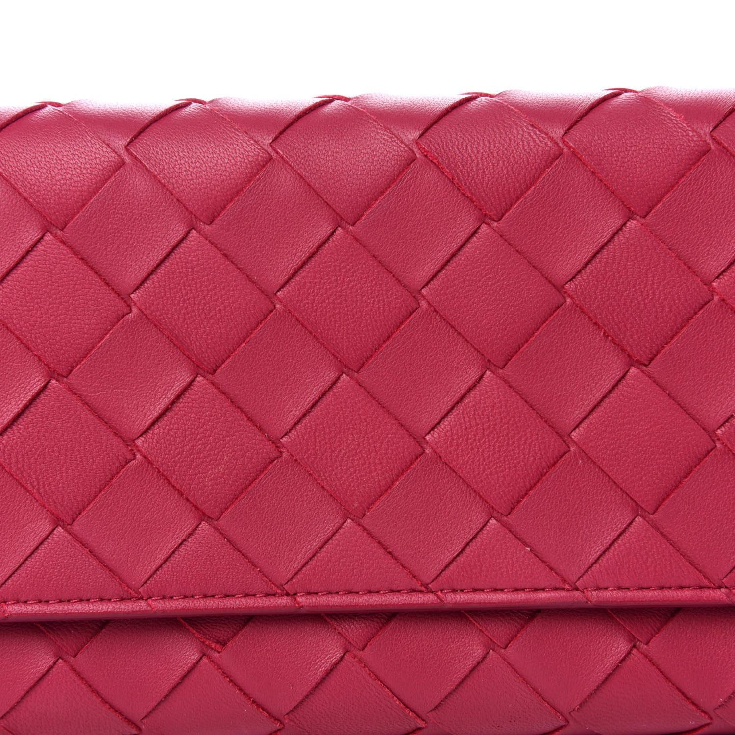 Bottega Veneta Nappa Intrecciato Continental Flap Wallet Antique Pink 8 of 9