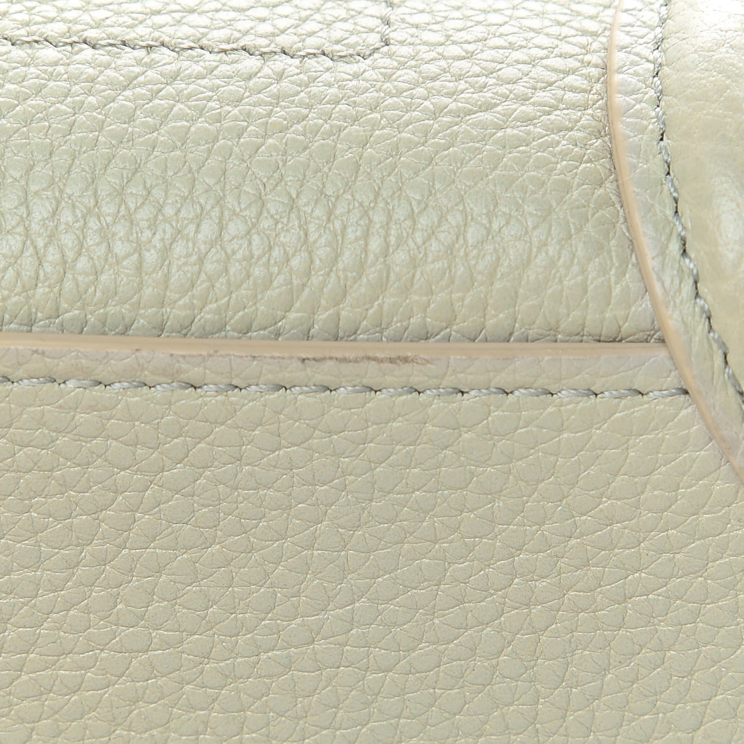 Celine Drummed Calfskin Nano Luggage Vert D'eau 12 of 12
