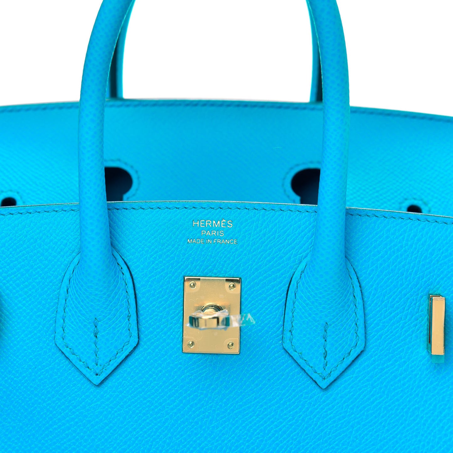 Epsom Birkin Sellier 25 Bleu Frida