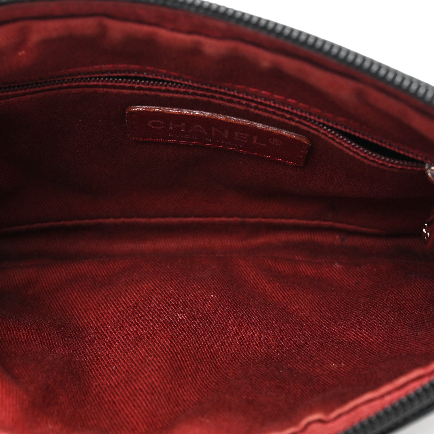 Chanel Aged Calfskin Quilted Cambon Pochette Black 5 of 11