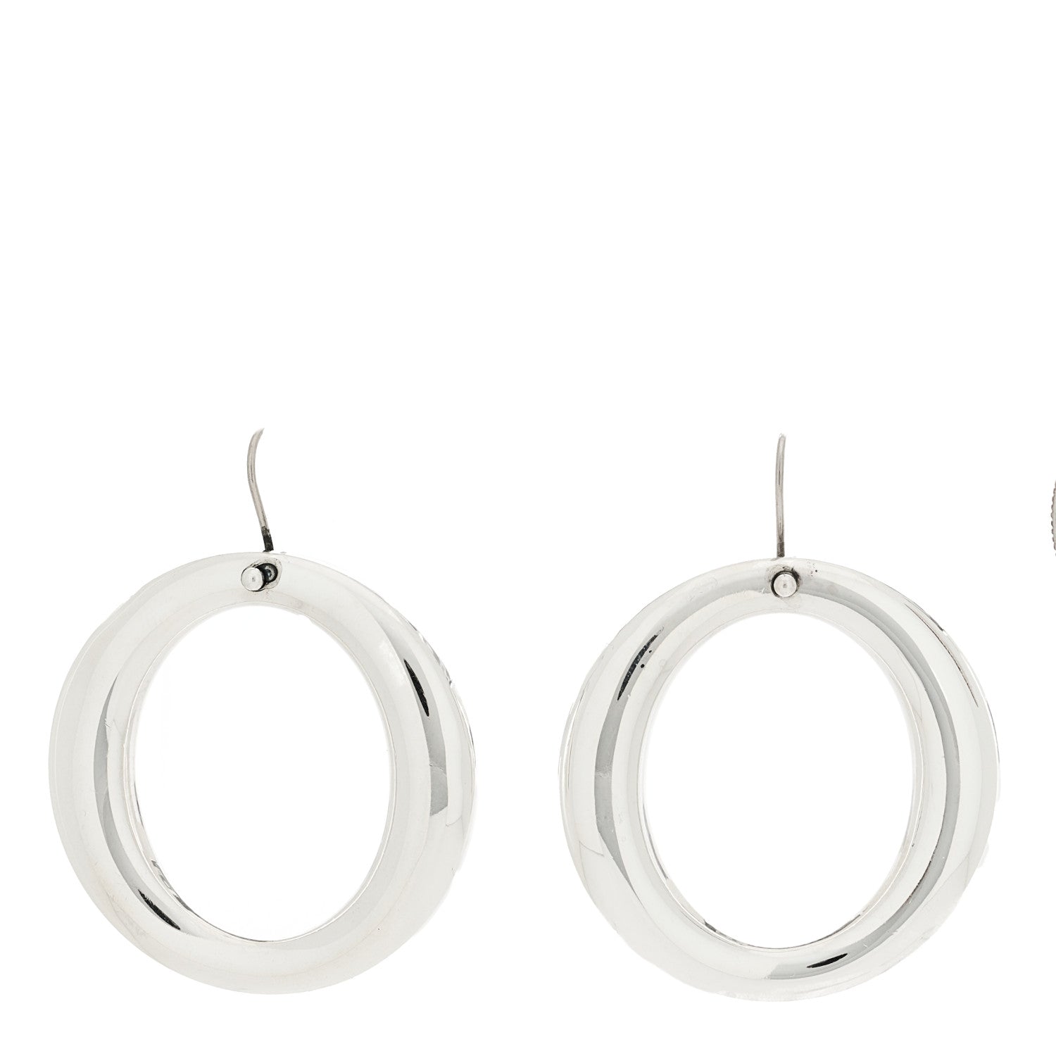 Tiffany Sterling Silver Elsa Peretti Sevillana Drop Earrings 1 of 4