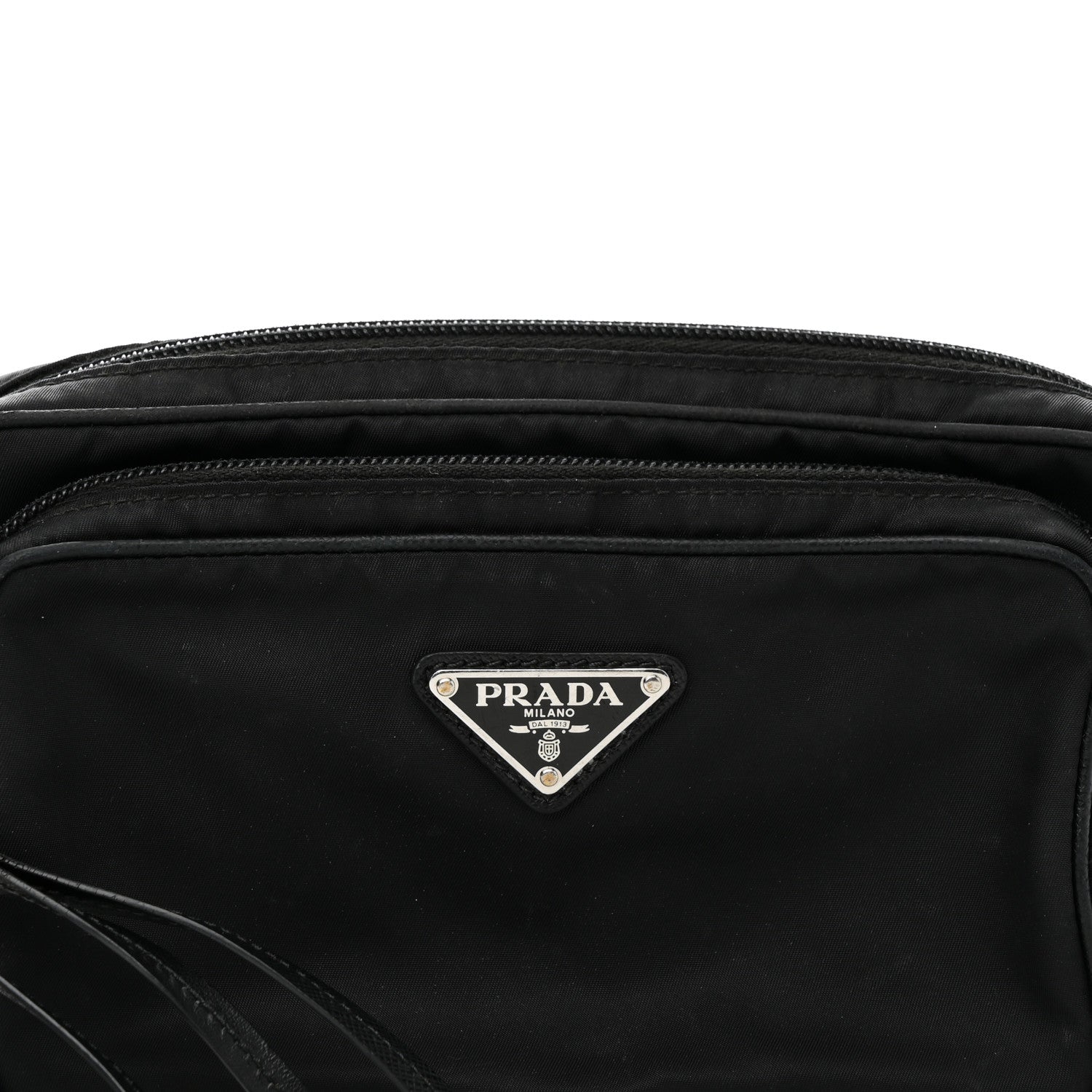 Prada Tessuto Nylon Belt Bag Black 7 of 10