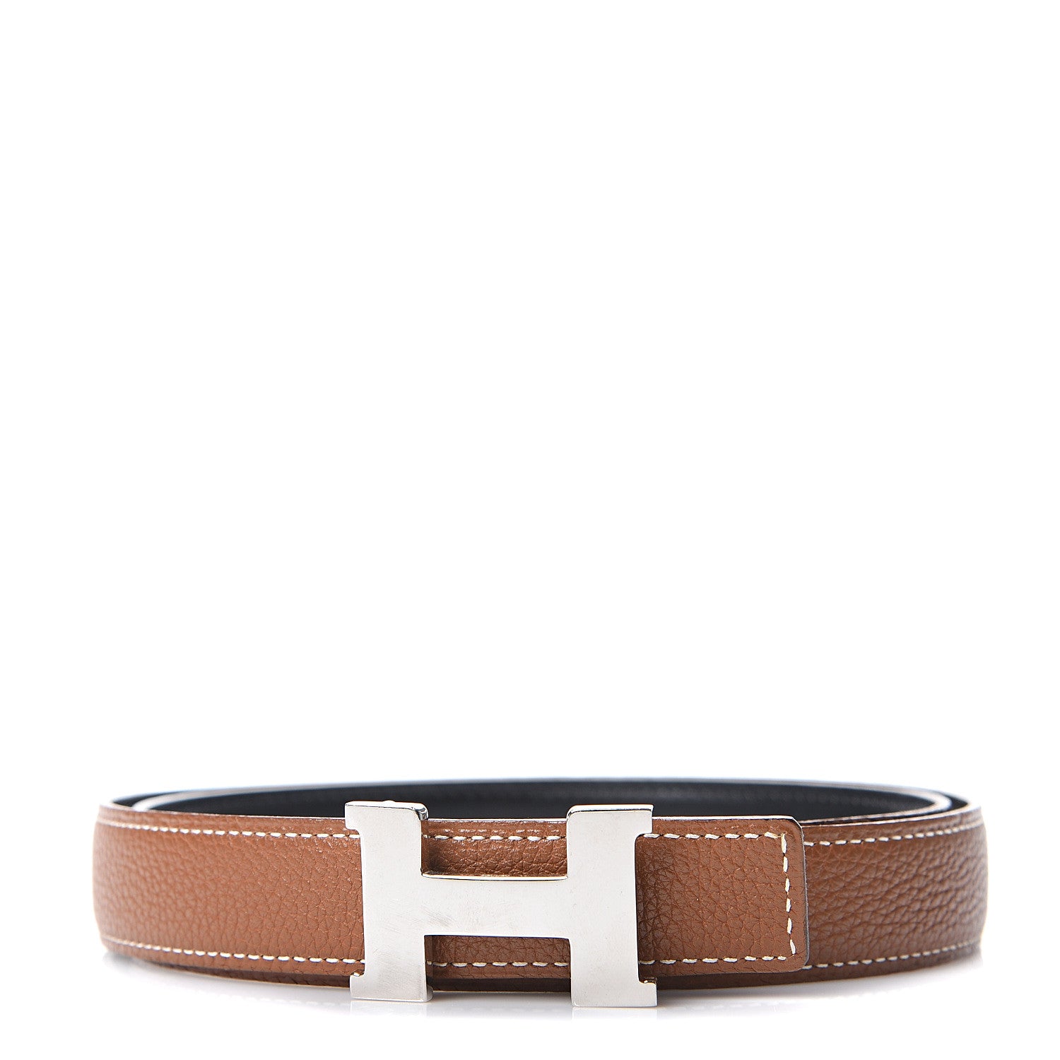 Hermes Box Togo 24mm Mini Constance H Belt 80 Black Gold 1 of 5