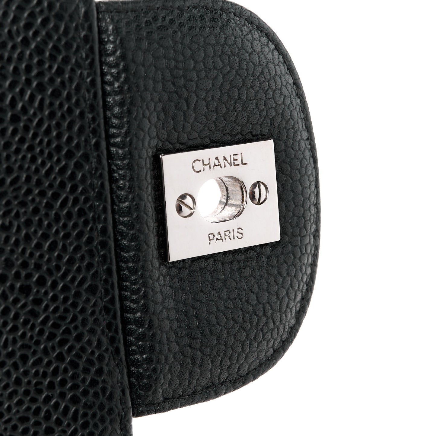 Caviar Quilted Maxi Single Flap Black