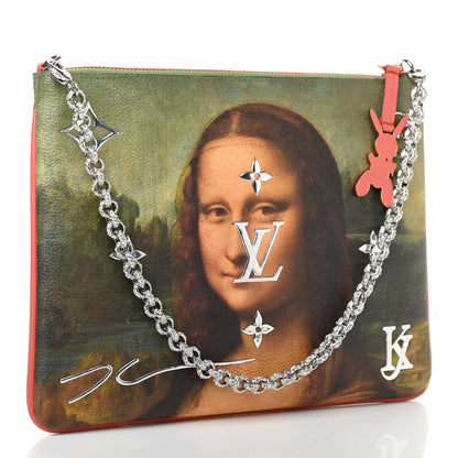 Louis Vuitton Masters Da Vinci Pochette Clutch Corail 3 of 9
