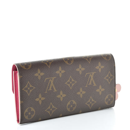 Louis Vuitton Monogram Bloom Flower Emilie Wallet 3 of 14
