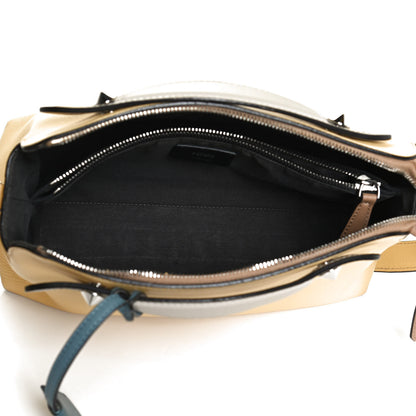 Fendi Vitello Dolce 4 Color Medium By The Way Boston Bag Grano Riviera Multicolor 5 of 12