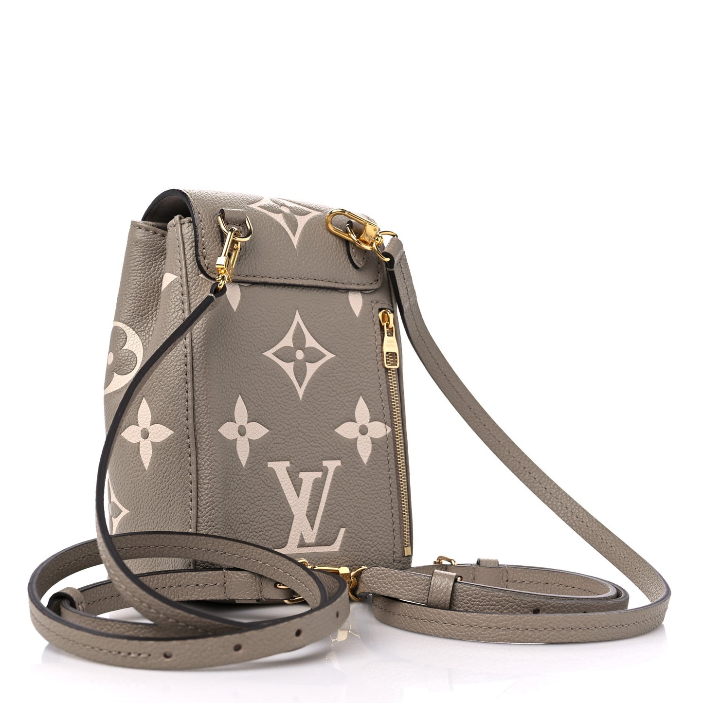 Empreinte Monogram Giant Tiny Backpack Tourterelle Cream