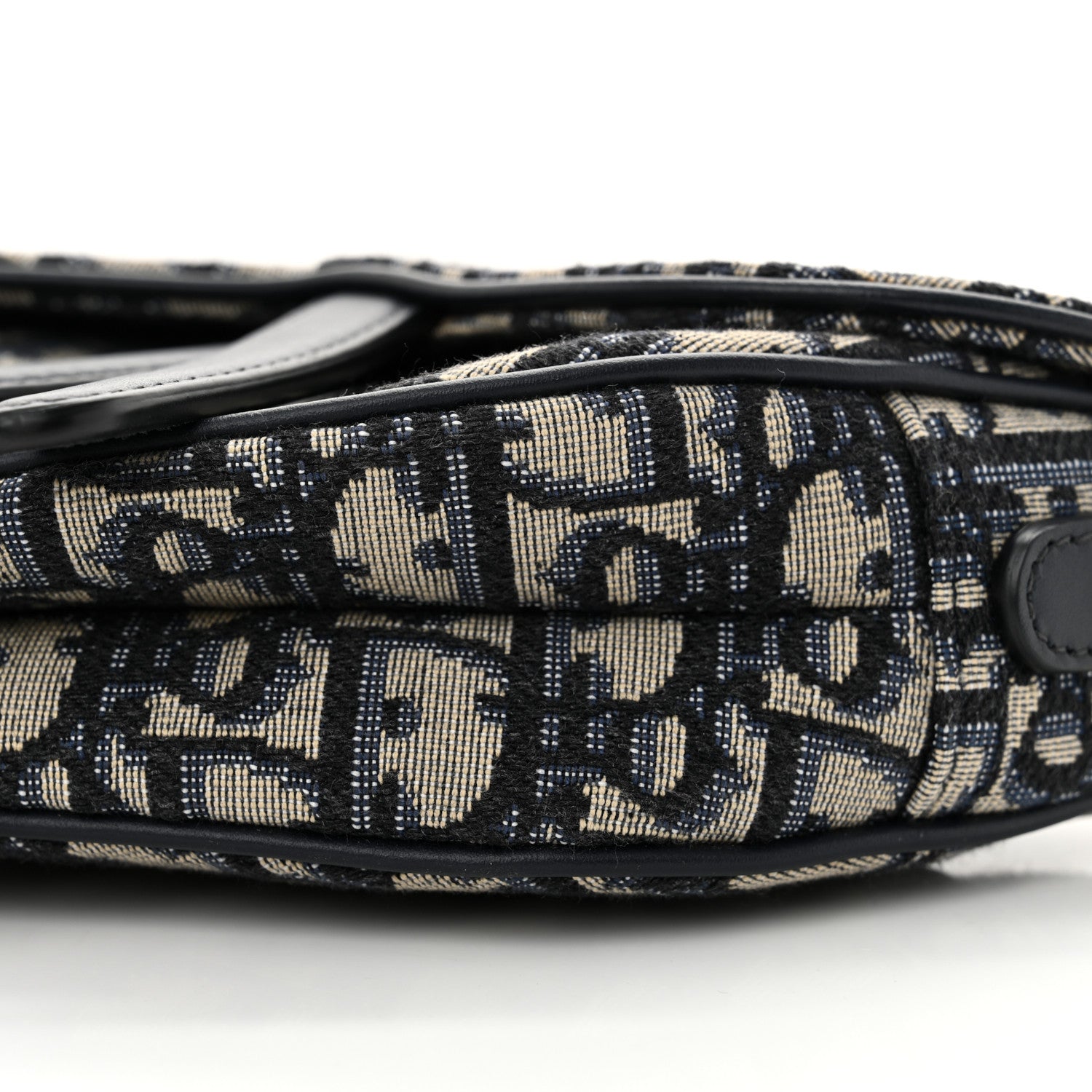 Christian Dior Oblique Mini Saddle Bag Blue 10 of 11