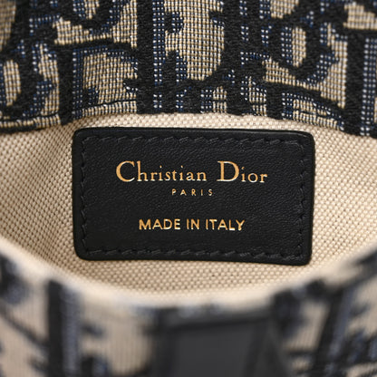 Christian Dior Oblique Saddle Belt Pouch Blue 6 of 8