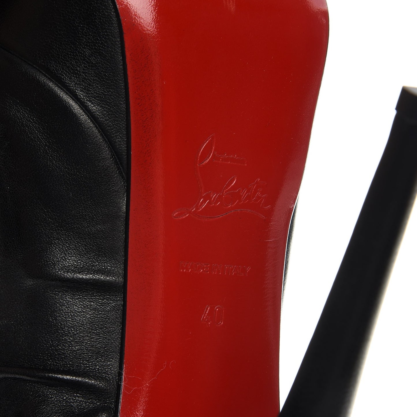 Nappa Madame Butterfly Booty 150 Ankle Boots 40 Black
