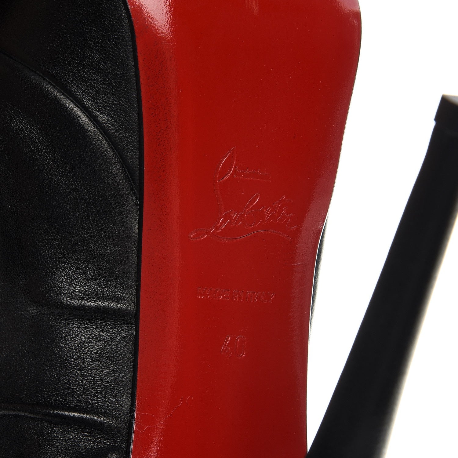 Christian Louboutin Nappa Madame Butterfly Booty 150 Ankle Boots 40 Black 6 of 8