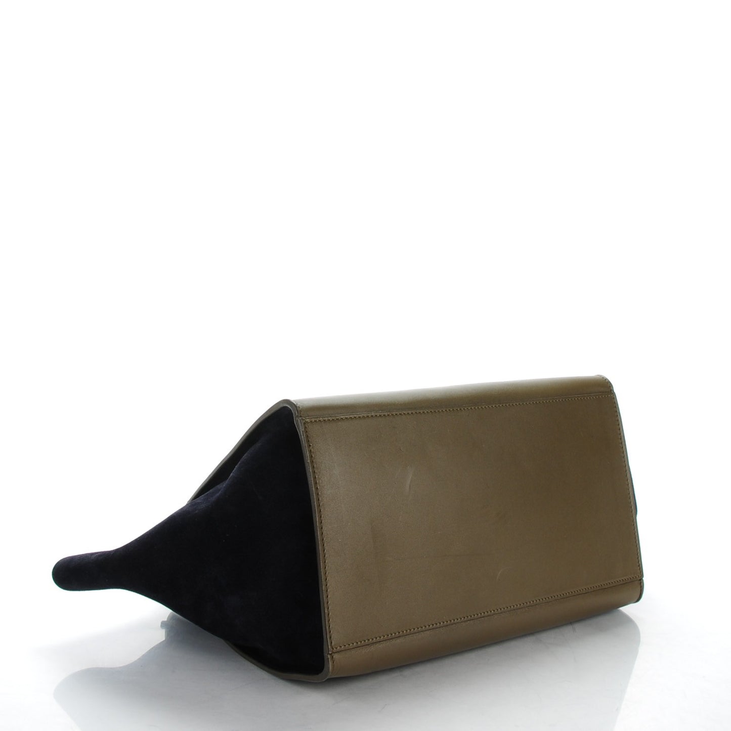 Velluto Calfskin Suede Medium Tri-Color Trapeze